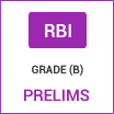 RBI Grade B 2018 Exam (Prelims)
