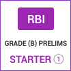 RBI Grade B 2018 Exam (Prelims) - STARTER Pack ~ 1