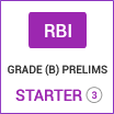  RBI Grade B 2018 Exam (Prelims) - STARTER Pack ~ 3