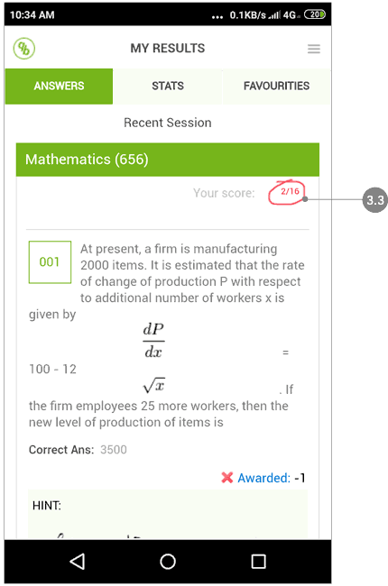 my results