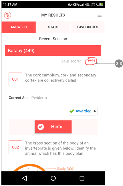 my results