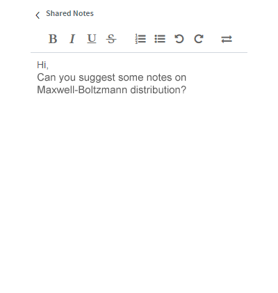 shared notes