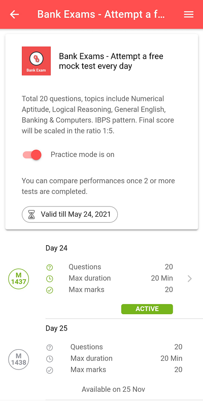 mock tests